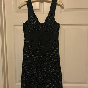 Adorable black and white polka dot dress